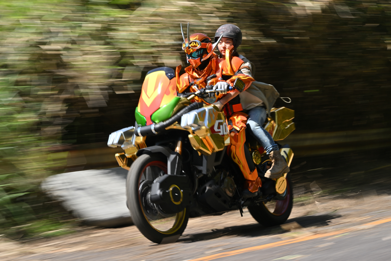 仮面ライダーガッチャード 日御碕ロケの様子
