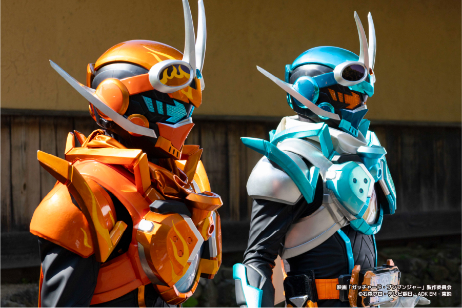 仮面ライダーガッチャード 菅谷たたら山内撮影の様子