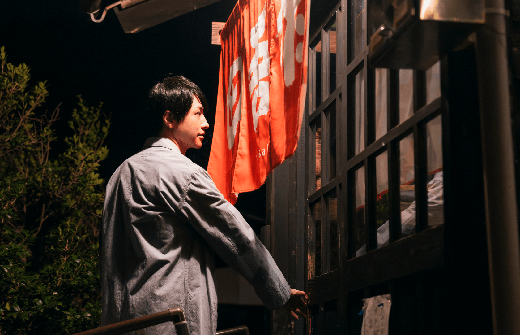 田吾作〈夕食〉　写真