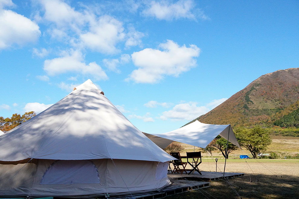 Glamping at Mt. Sanbe