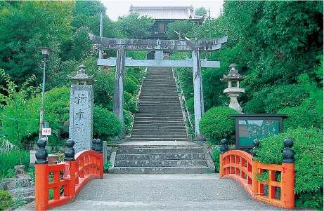 ⑤高津柿本神社
