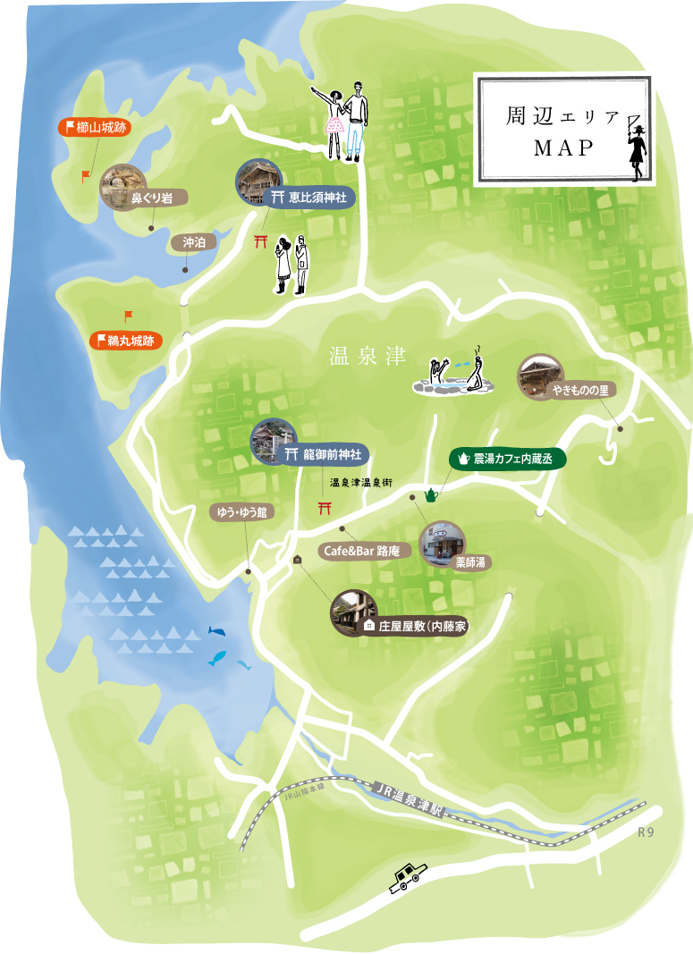 温泉津エリアマップ