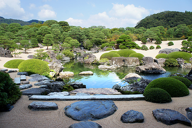 白砂青松庭