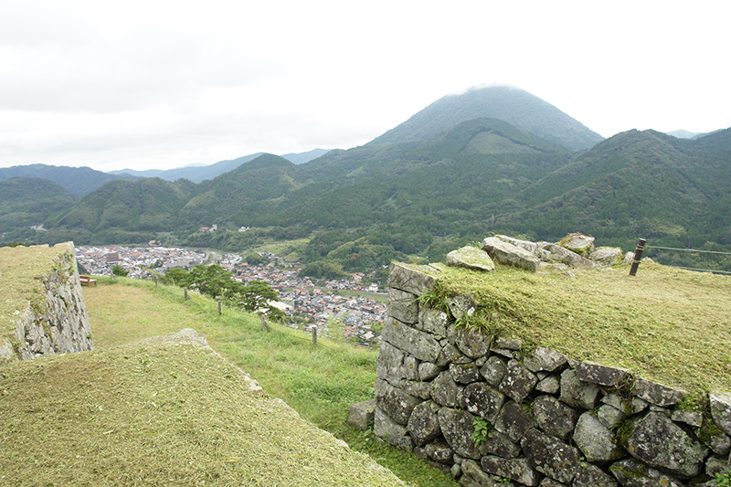 津和野城跡からの景色