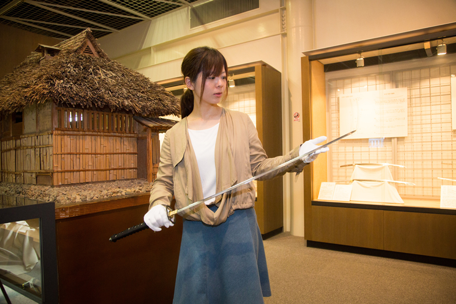 和鋼博物館の日本刀