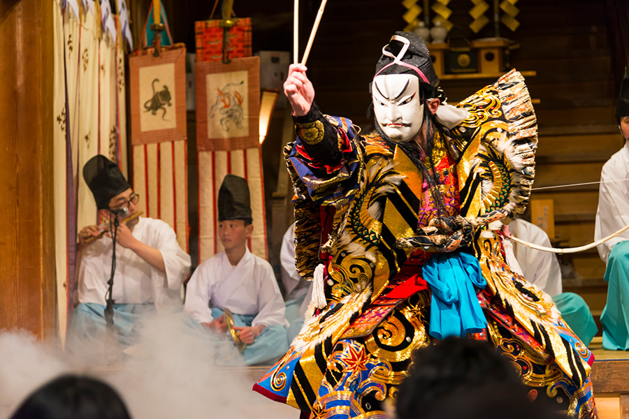 温泉津温泉　龍御前神社　夜神楽