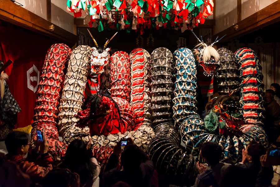 温泉津温泉　龍御前神社　夜神楽