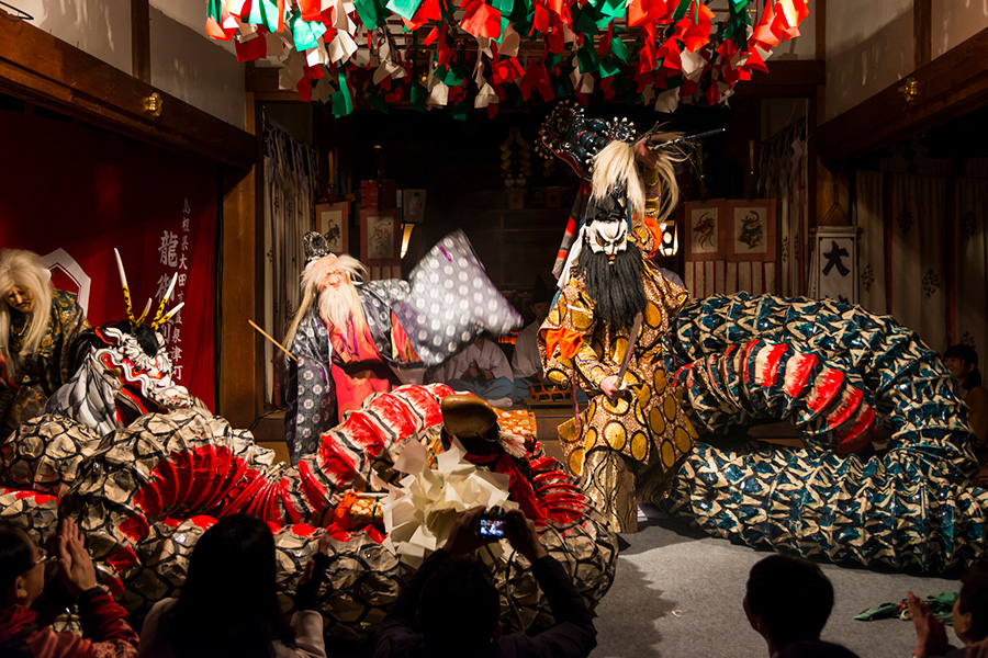 温泉津温泉　龍御前神社　夜神楽