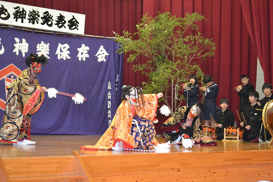 宅野子ども神楽