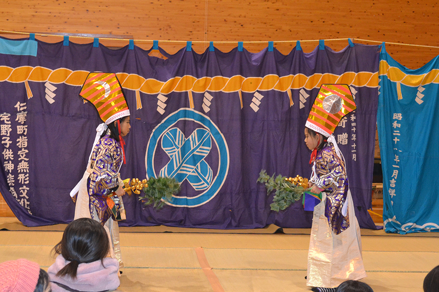 宅野子ども神楽