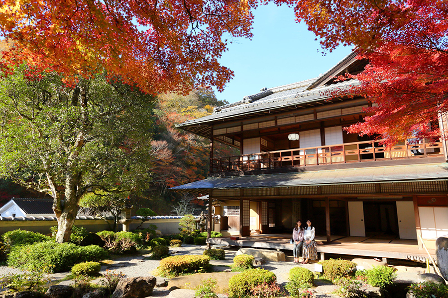 堀庭園の紅葉