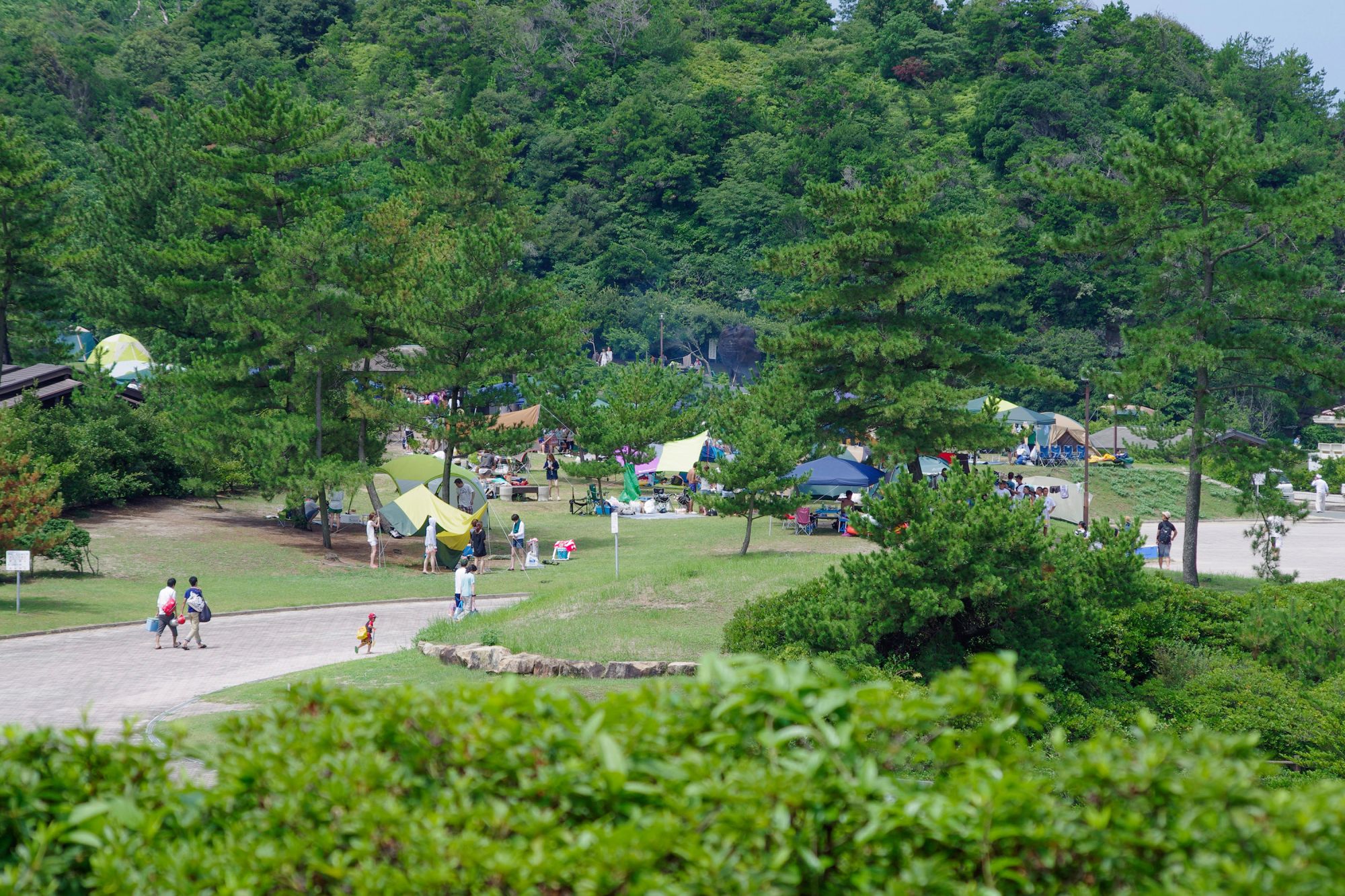 島根県立石見海浜公園（キャンプ場・ケビン村・テニスコート・姉ヶ浜海水浴場）