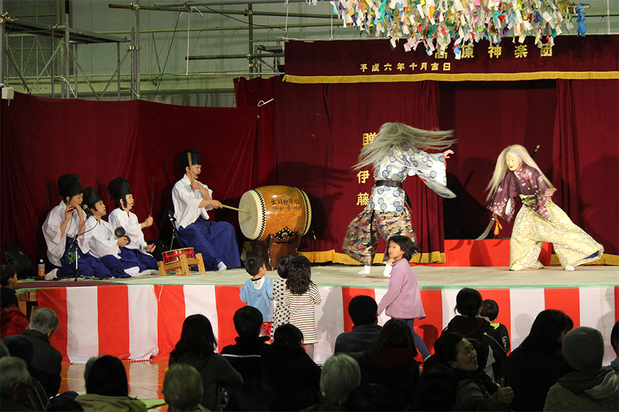 星が丘桜祭り神楽共演大会