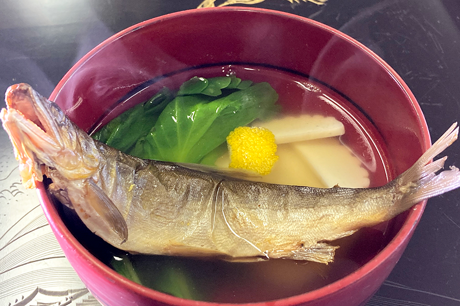 鮎の雑煮