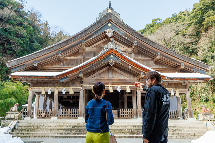 美保神社　拝殿