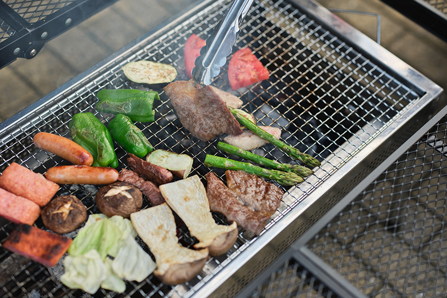 夢の森うさぎ キャンプ村　BBQ