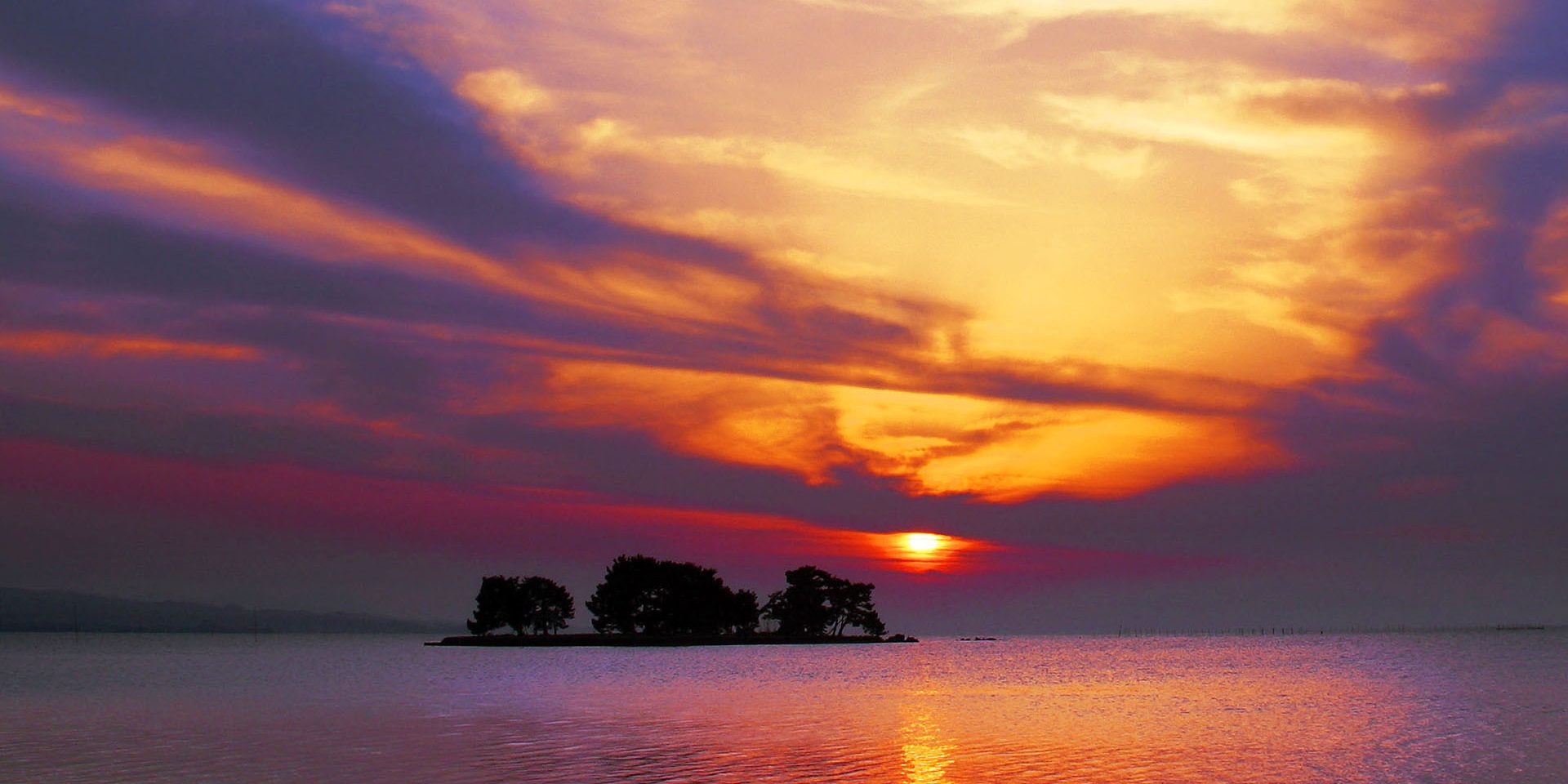 宍道湖の夕日