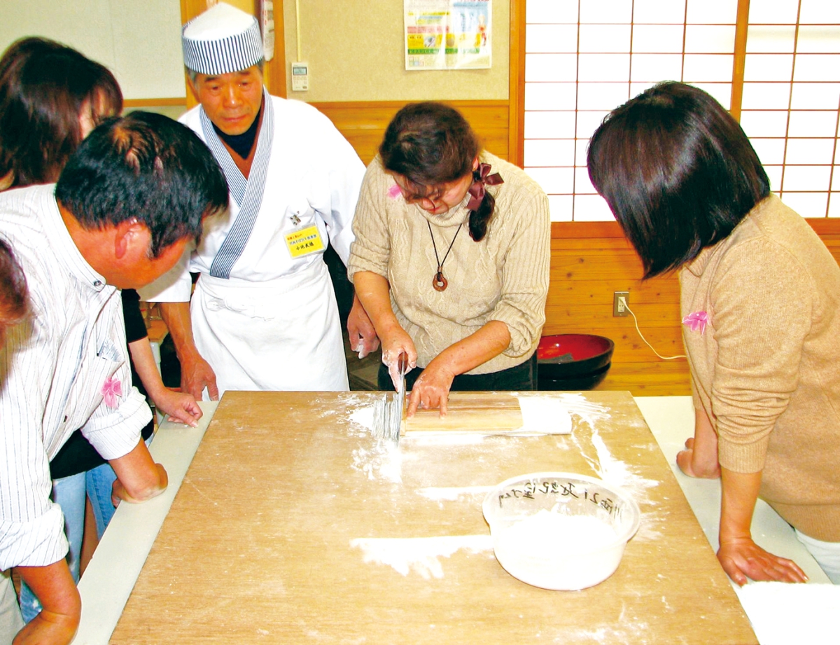 蕎麦打ち体験