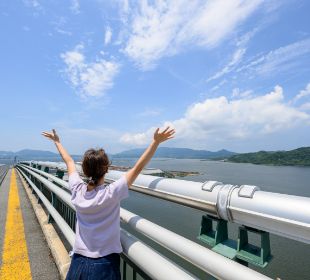 江島大橋（ベタ踏み坂）