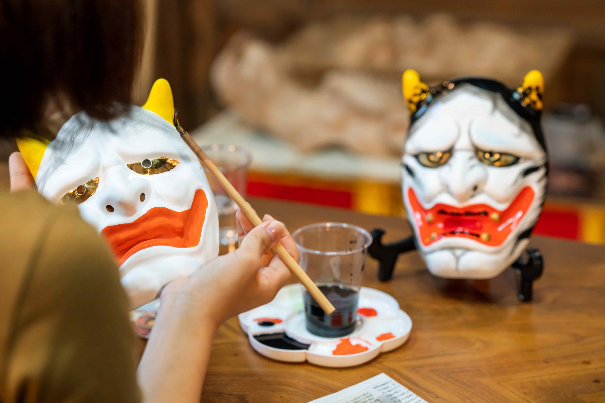 石見神樂面具繪畫體驗| 日本島根